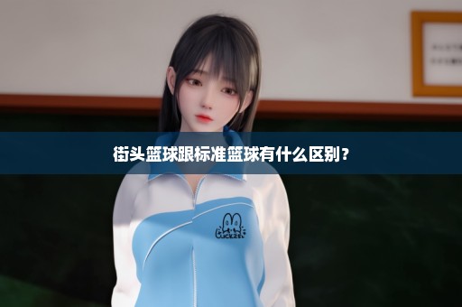 街头篮球跟标准篮球有什么区别？