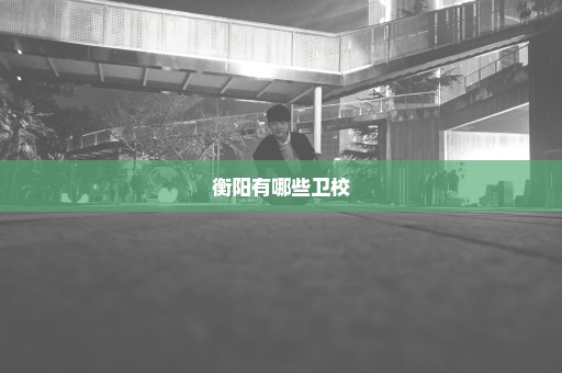 衡阳有哪些卫校