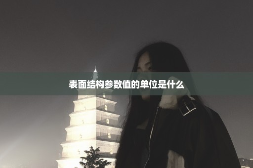 表面结构参数值的单位是什么