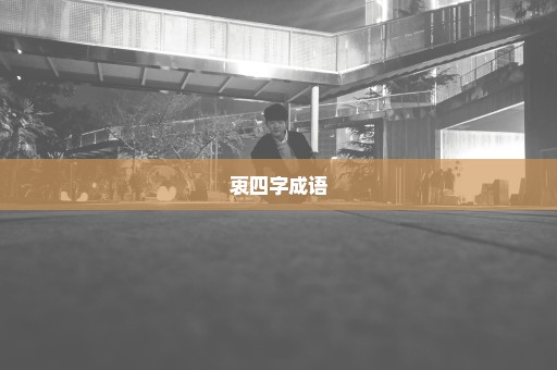 衷四字成语
