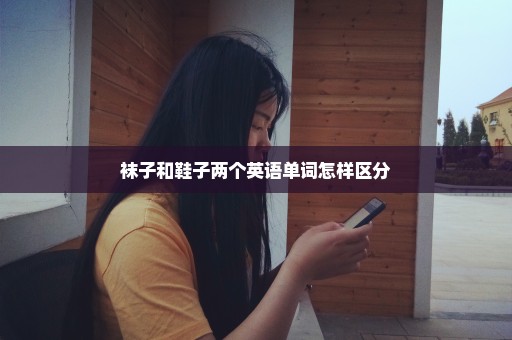 袜子和鞋子两个英语单词怎样区分