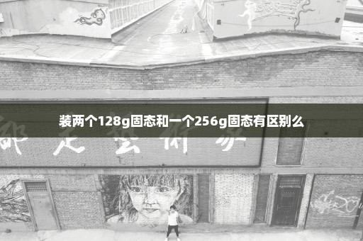 装两个128g固态和一个256g固态有区别么