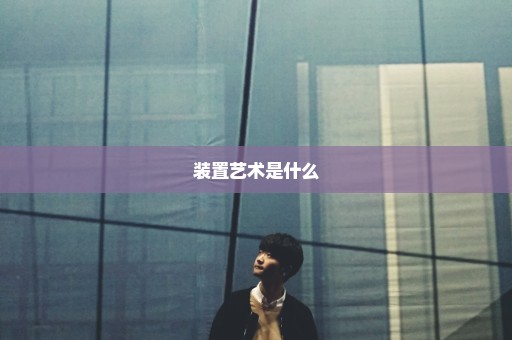 装置艺术是什么
