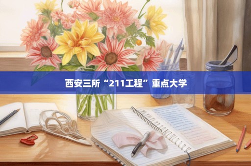 西安三所“211工程”重点大学
