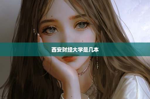 西安财经大学是几本
