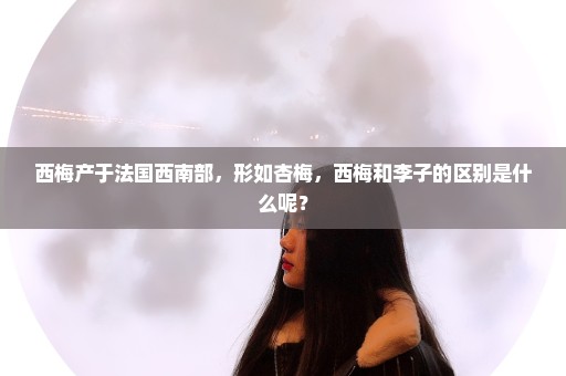 西梅产于法国西南部，形如杏梅，西梅和李子的区别是什么呢？