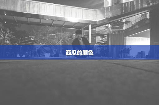 西瓜的颜色