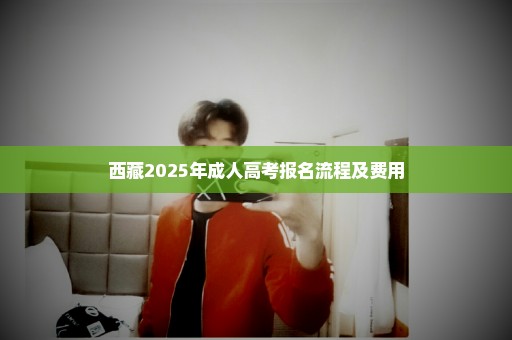 西藏2025年成人高考报名流程及费用