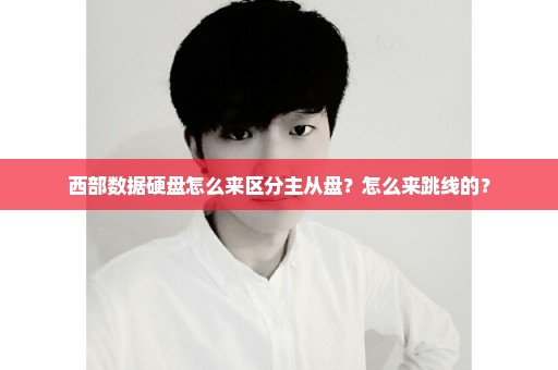 西部数据硬盘怎么来区分主从盘？怎么来跳线的？