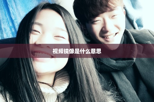 视频镜像是什么意思