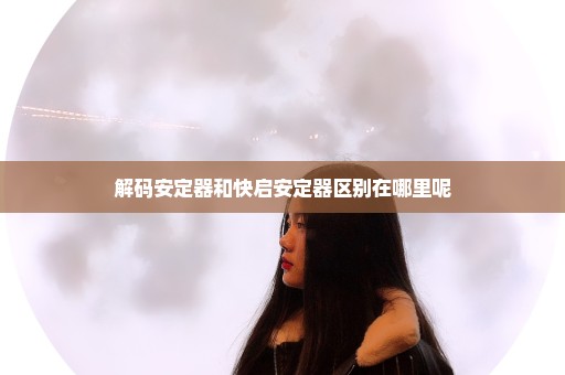 解码安定器和快启安定器区别在哪里呢
