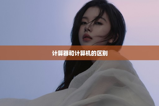 计算器和计算机的区别
