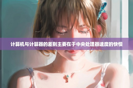 计算机与计算器的差别主要在于中央处理器速度的快慢