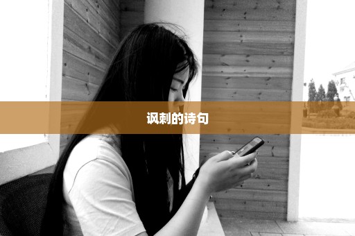 讽刺的诗句