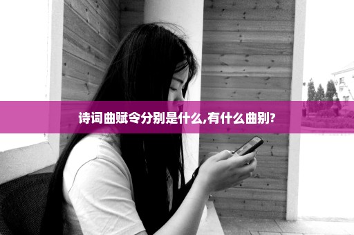 诗词曲赋令分别是什么,有什么曲别?