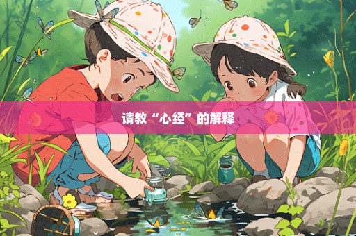 请教“心经”的解释