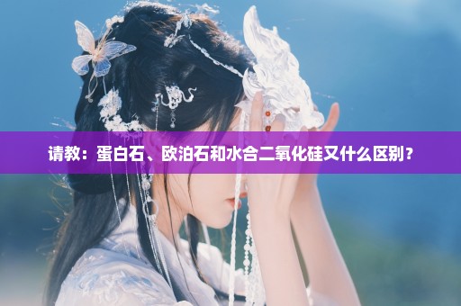请教：蛋白石、欧泊石和水合二氧化硅又什么区别？