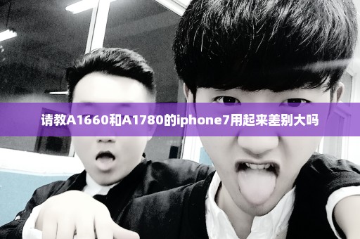 请教A1660和A1780的iphone7用起来差别大吗