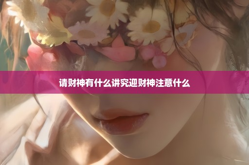 请财神有什么讲究迎财神注意什么