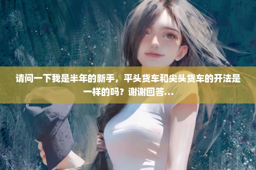 请问一下我是半年的新手，平头货车和尖头货车的开法是一样的吗？谢谢回答…