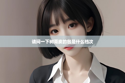 请问一下树膏皮的包是什么档次