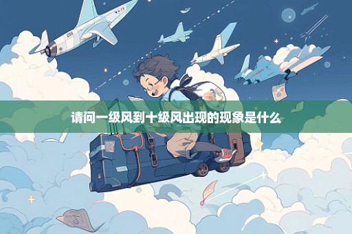 请问一级风到十级风出现的现象是什么