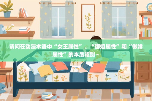 请问在动漫术语中“女王属性”、“御姐属性”和“傲娇属性”的本质驱别～