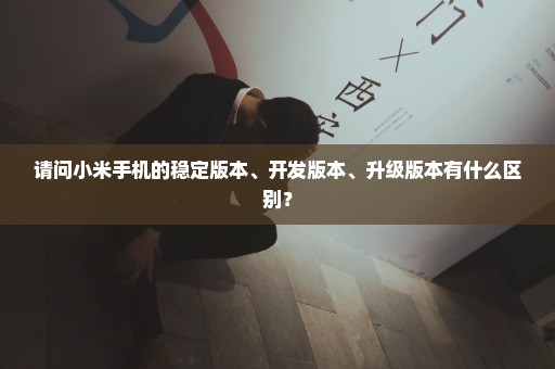 请问小米手机的稳定版本、开发版本、升级版本有什么区别？