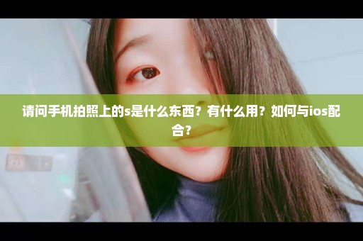 请问手机拍照上的s是什么东西？有什么用？如何与ios配合？
