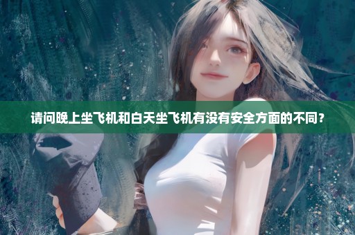 请问晚上坐飞机和白天坐飞机有没有安全方面的不同？
