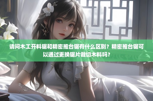 请问木工开料锯和精密推台锯有什么区别？精密推台锯可以通过更换锯片裁切木料吗？