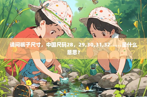 请问裤子尺寸，中国尺码28，29,30,31,32……是什么意思？