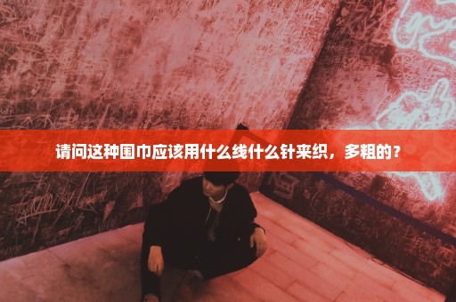 请问这种围巾应该用什么线什么针来织，多粗的？