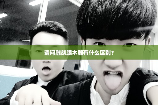 请问雕刻跟木雕有什么区别？