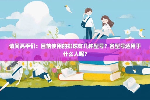 请问高手们：目前使用的排球有几种型号？各型号适用于什么人呢？