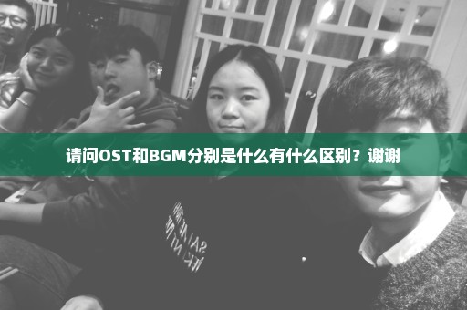 请问OST和BGM分别是什么有什么区别？谢谢