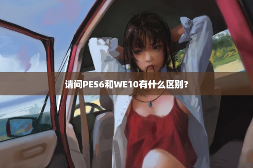 请问PES6和WE10有什么区别？