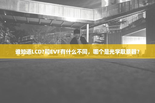 谁知道LCD?和EVF有什么不同，哪个是光学取景器？