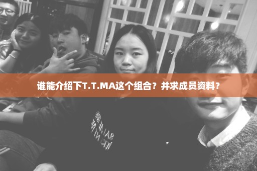 谁能介绍下T.T.MA这个组合？并求成员资料？