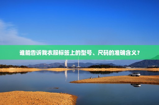 谁能告诉我衣服标签上的型号、尺码的准确含义？