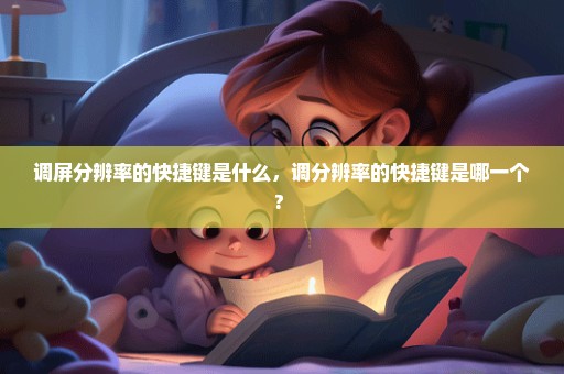 调屏分辨率的快捷键是什么，调分辨率的快捷键是哪一个? 