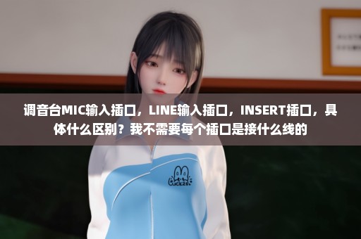 调音台MIC输入插口，LINE输入插口，INSERT插口，具体什么区别？我不需要每个插口是接什么线的