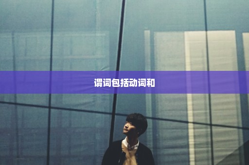 谓词包括动词和