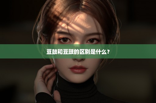 豆鼓和豆豉的区别是什么？