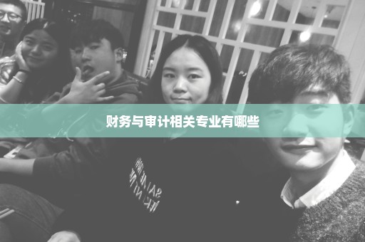 财务与审计相关专业有哪些
