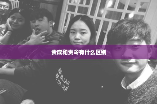 责成和责令有什么区别