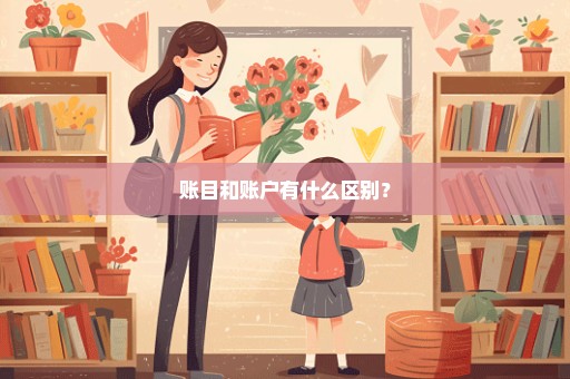 账目和账户有什么区别？