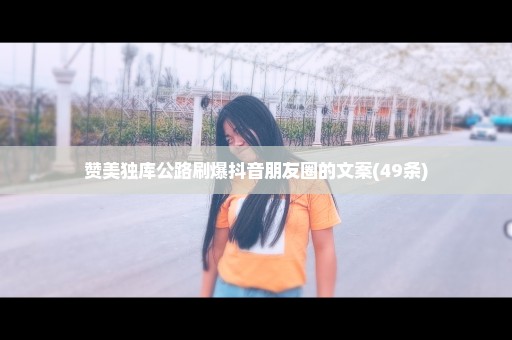 赞美独库公路刷爆抖音朋友圈的文案(49条)