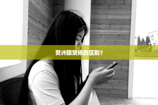 赞许跟赞扬的区别？