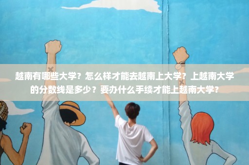 越南有哪些大学？怎么样才能去越南上大学？上越南大学的分数线是多少？要办什么手续才能上越南大学？